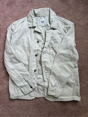 GAP Cream Cotton Chore Jacket